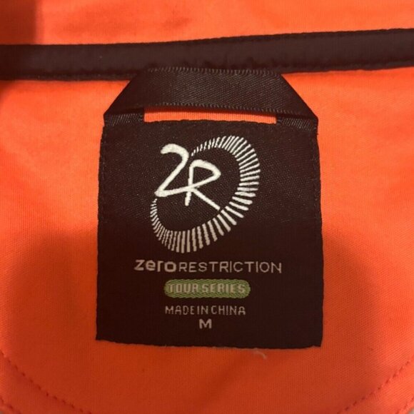 ZR Zero Restriction Tour Series Womens Outdoor Athletic Jacket Pink/Coral Medium - Picture 2 of 10